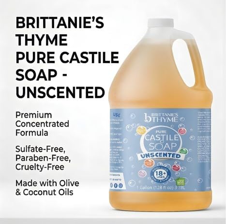 Brittanie's Thyme spout close-up demonstrating easy, spill-free refill
