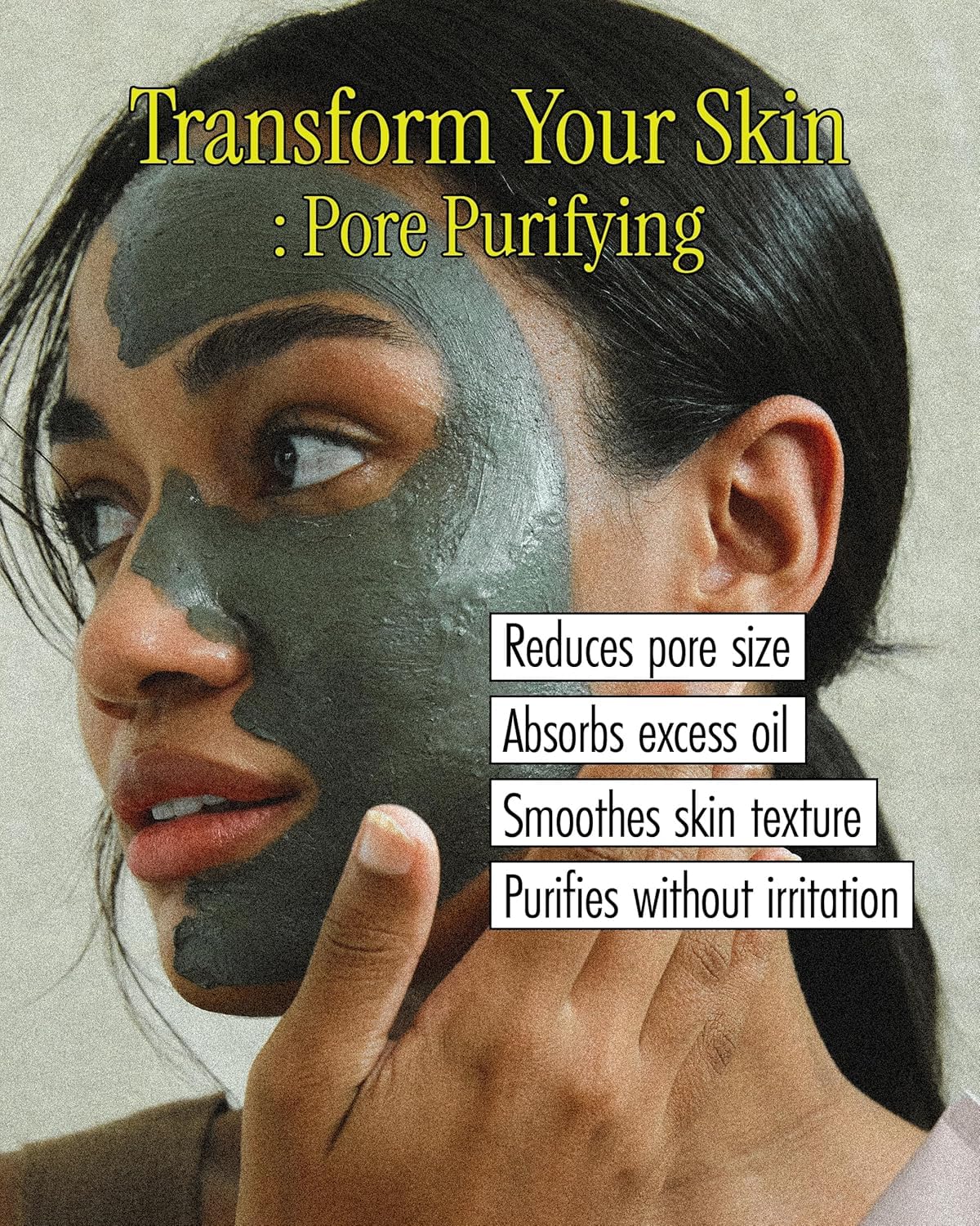 BRMUD natural ingredients cluster with Centella and Tea Tree for soothing benefit