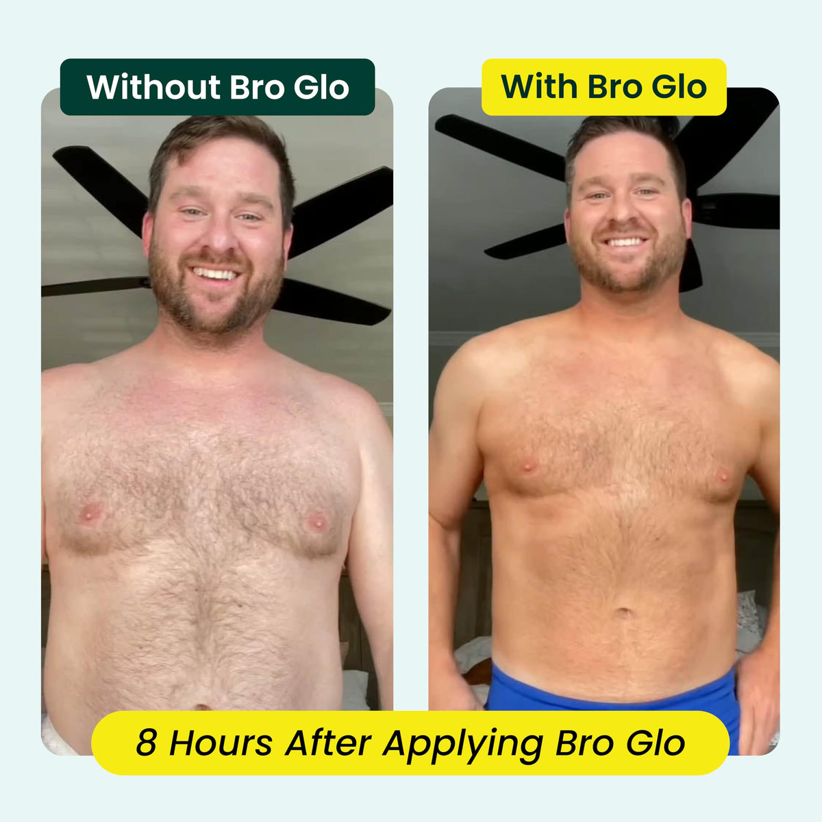 bro glo mousse texture close-up demonstrating lightweight, fast-dry foam