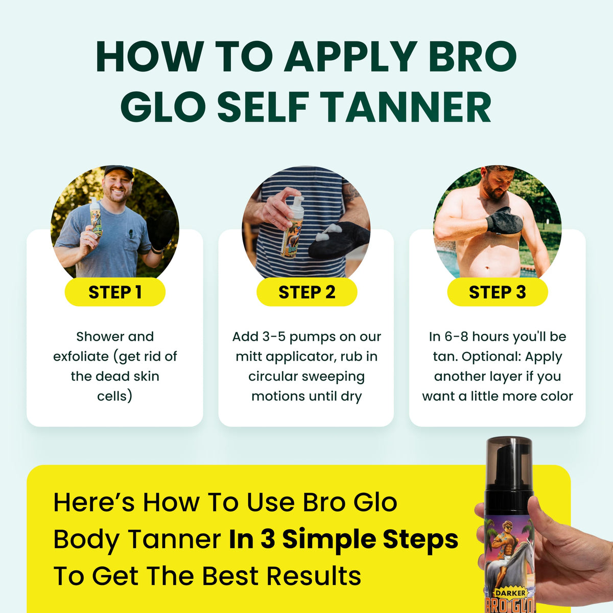 bro glo lifestyle beach ready image conveying natural bronze results and confidence