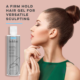 Brocato Holdon gel texture close-up displaying smooth consistency for easy styling