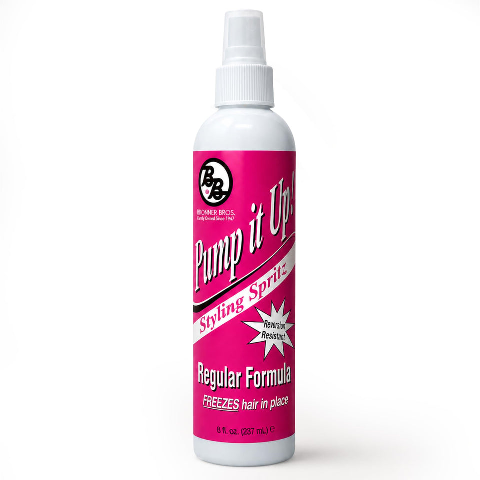 Bronner Bros bottle front packaging showing product and benefits