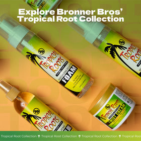 Bronner Bros tropical fragrance visual suggesting guava and pineapple scent