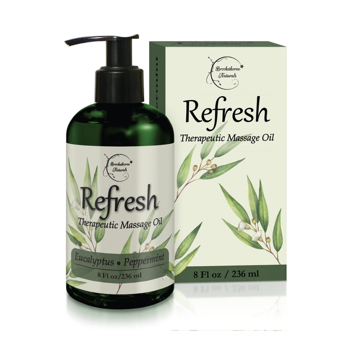 Brookethorne Naturals front label showing product benefits and scent