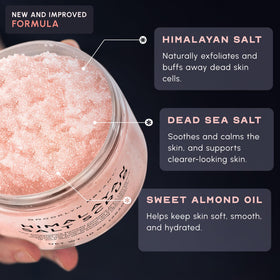 Brooklyn Botany used on foot in bath setting highlighting softening and moisturizing benefit