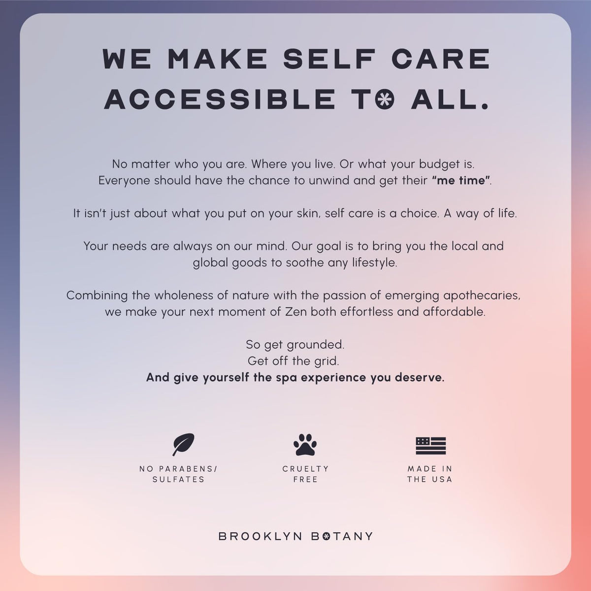 Brooklyn Botany smooth skin after rinse illustrating hydrated, softer appearance