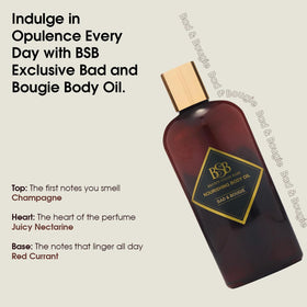 Brown Sugar Babe oil being poured into a hand demonstrating smooth spreadability benefit