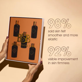 Brown Sugar Babe label detail with ingredients list highlighting clean formulation