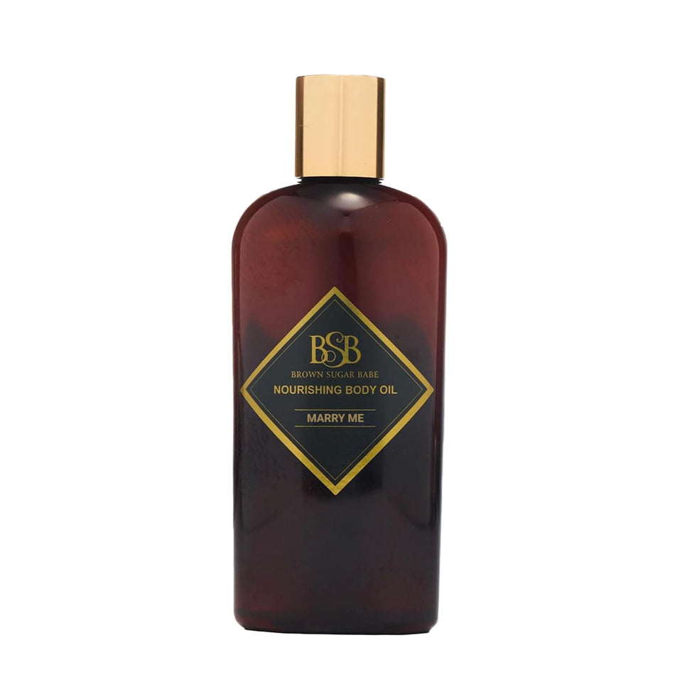 Brown Sugar Babe front bottle showing label and elegant glass for gift-ready appeal