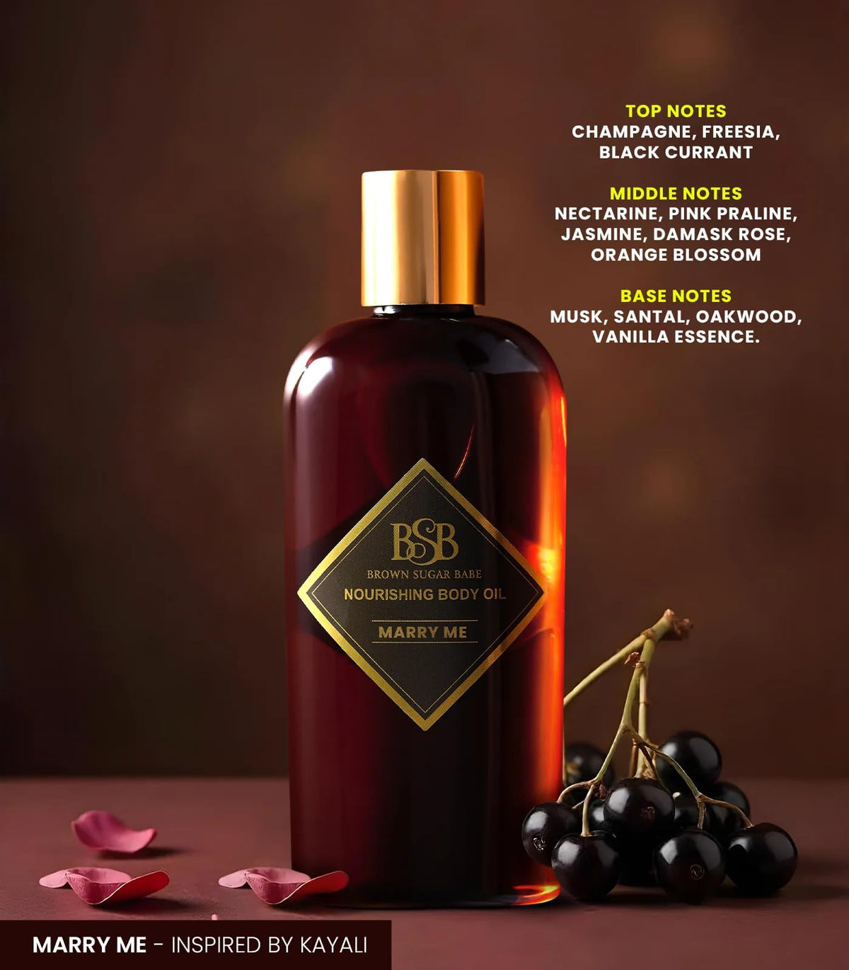 Brown Sugar Babe oil texture close-up illustrating lightweight, fast-absorbing hydrating oil