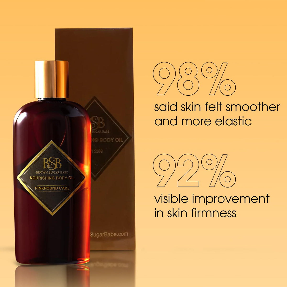 Brown Sugar Babe applied to hand demonstrating quick absorption benefit