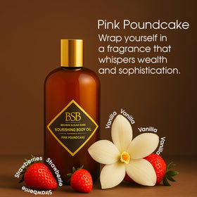 Brown Sugar Babe oil pouring texture showing lightweight absorbent finish