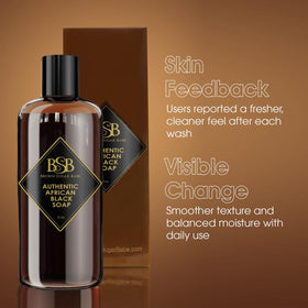 Brown Sugar Babe in shower setting demonstrating refreshing everyday cleanse