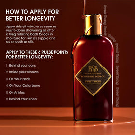 Brown Sugar Babe label detailing key carrier oils and paraben-free benefit
