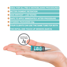 Brows Eyes Lips application demo on brow illustrating simple two-times-daily use
