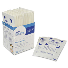 Bruder front packaging showing 35-count eyelid sheets and clear labeling for convenience