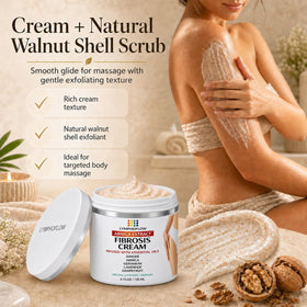 Person using Bruizex by hand demonstrating easy glide and soothing massage
