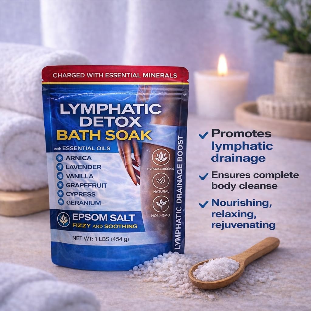 Bruizex salts pouring into bathwater demonstrating easy dissolving soak