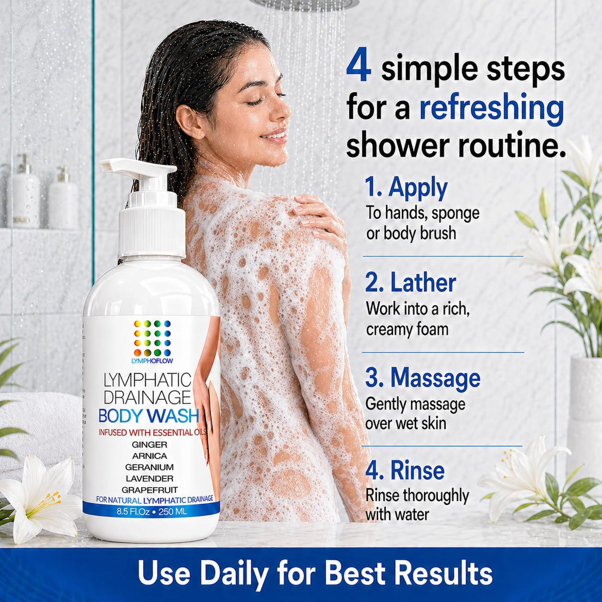 Bruizex pump dispensing gel for easy measured application