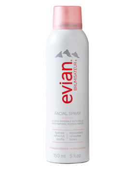 BRUMISATEUR Evian front can showing compact 5 oz for travel hydration