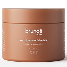 Brunae Body front packaging showing bottle and benefits