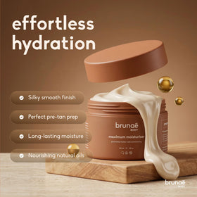 Brunae Body close-up of jojoba avocado tamanu oils for nourishment