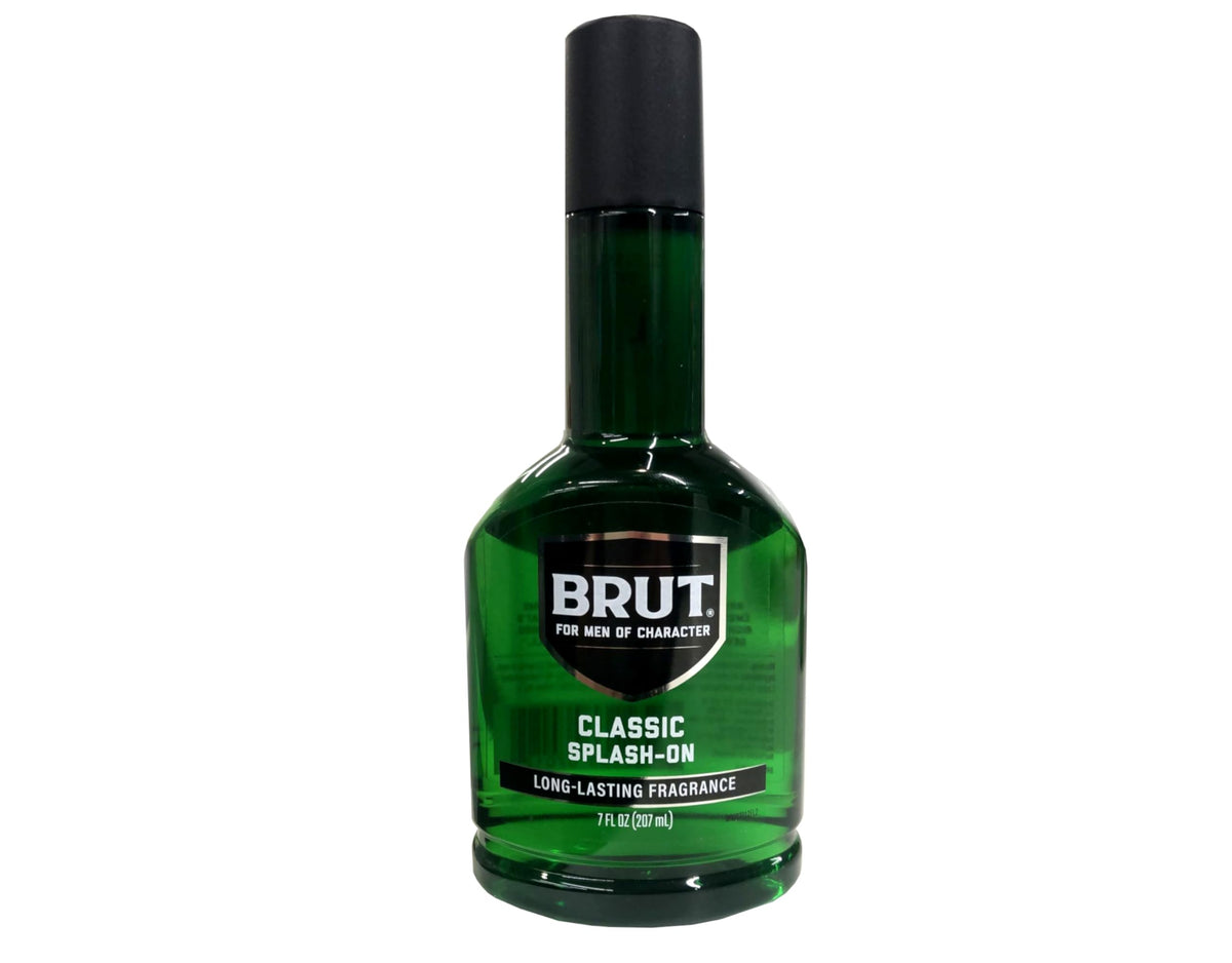 Brut closeup lotion texture demonstrating smooth, fast-absorbing feel
