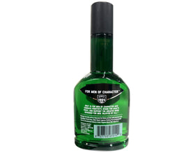 Brut in-use post-shave application on face offering immediate refresh