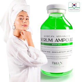 BRÜUN ampoule pipette dispensing drops illustrating precise, economical use