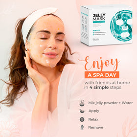 BRÜUN peeling off mask illustrating easy cleanup and no-residue removal benefit
