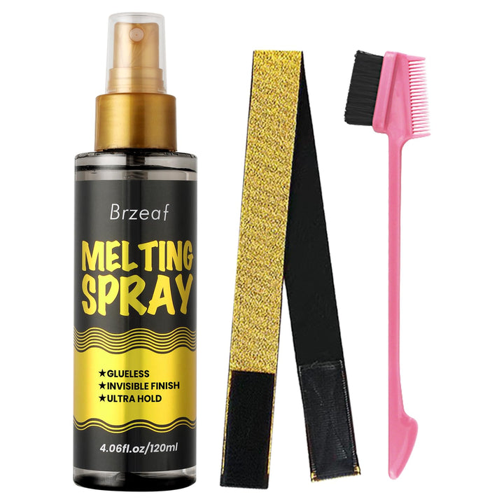 Brzeaf front packaging 120ml showing compact adhesive kit and benefits
