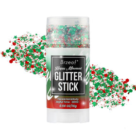 Brzeaf front packaging showing glitter stick and vibrant colors for easy selection