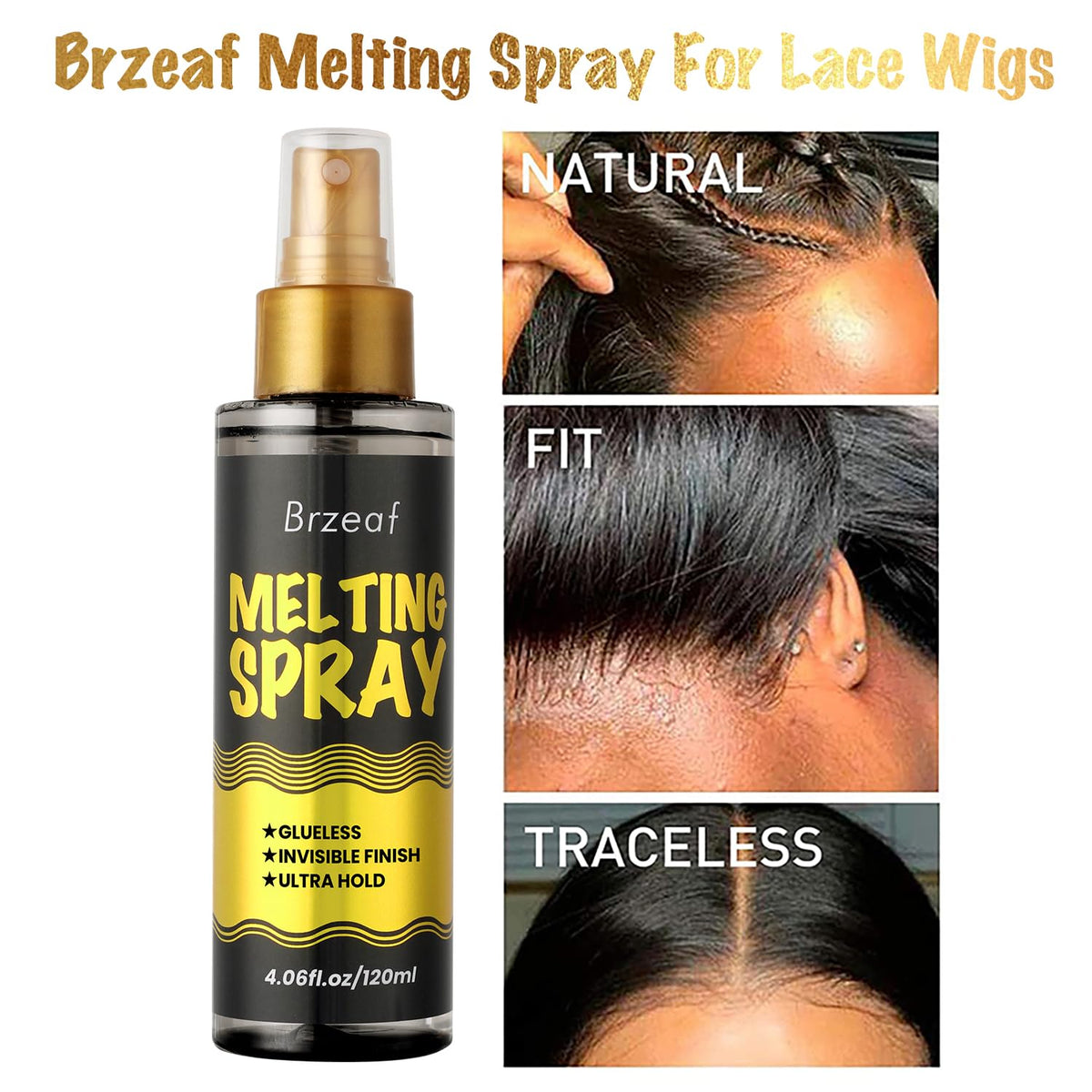 Brzeaf nozzle close-up showing precise spray for even adhesive coverage