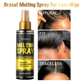 Brzeaf nozzle close-up showing precise spray for even adhesive coverage