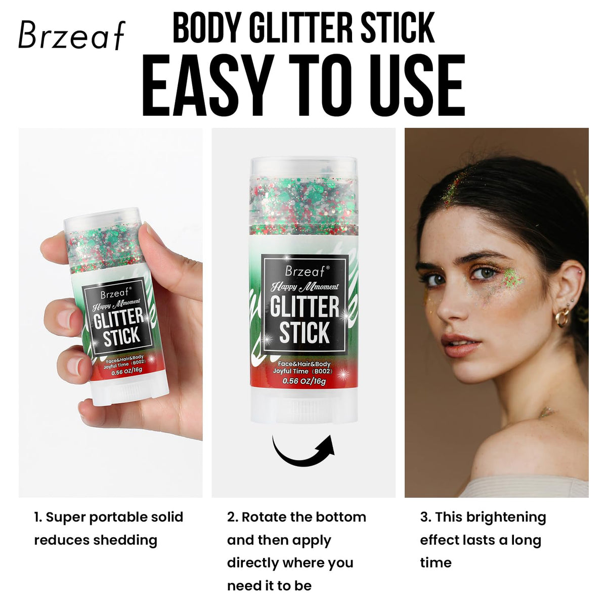 Brzeaf worn at a concert on a performer for bold, long-lasting sparkle