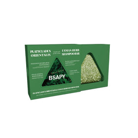 BSAPY front packaging showing shampoo bar and benefits