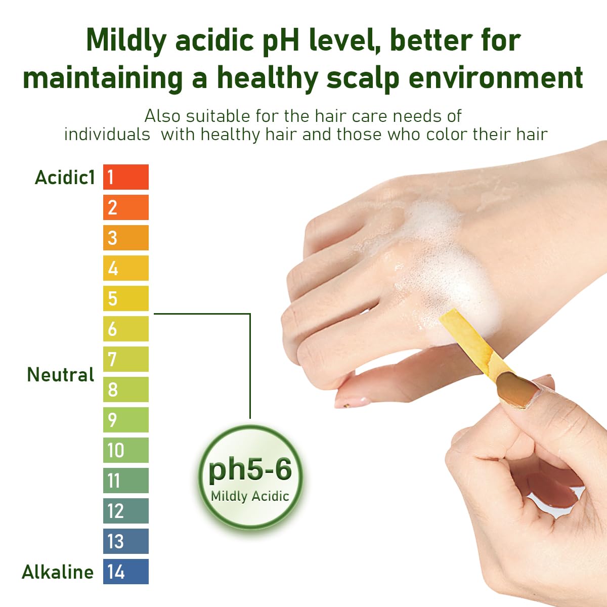 BSAPY person shampooing in shower for reduced hair fall during wash
