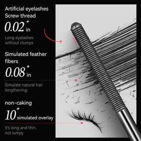 BSLCEKL wand held over lashes applying product for lift and definition
