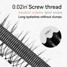 BSLCEKL before and after lashes comparison showing length and curl