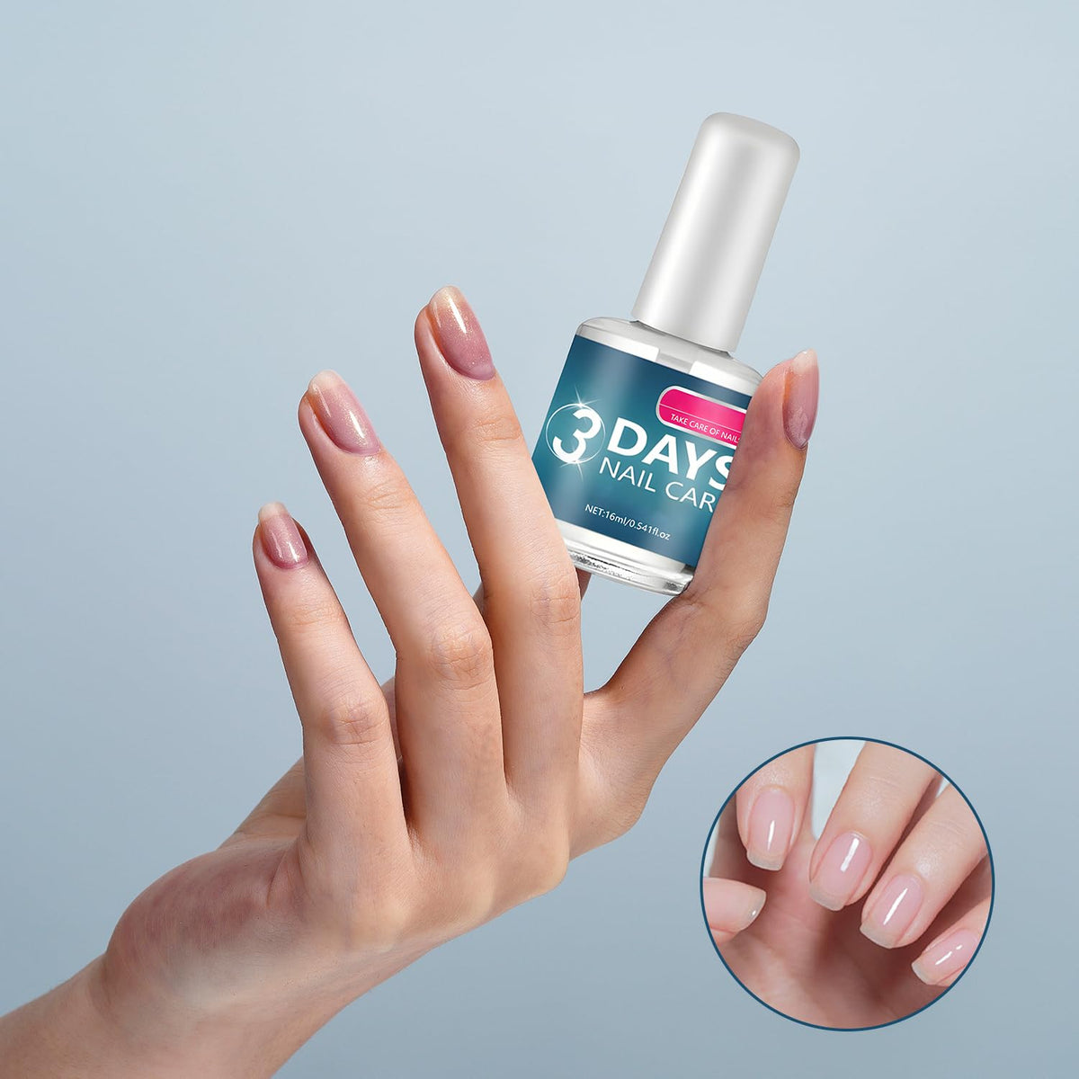 BSphinx open bottle with dropper applying oil onto nail quickly
