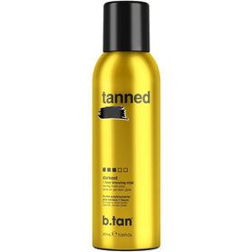 B.TAN bronzing mist front packaging shows product and brand benefits