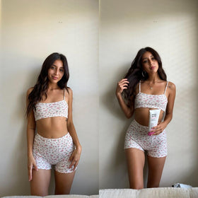 B.TAN arm before and after showing gradual deeper tan