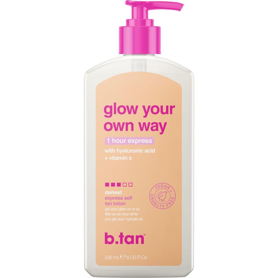 B.TAN front bottle showing product and label for quick recognition and benefit