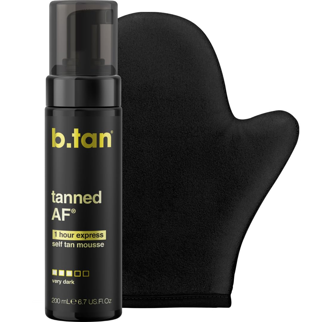 B.TAN front packaging showing kit and benefits for deep bronze