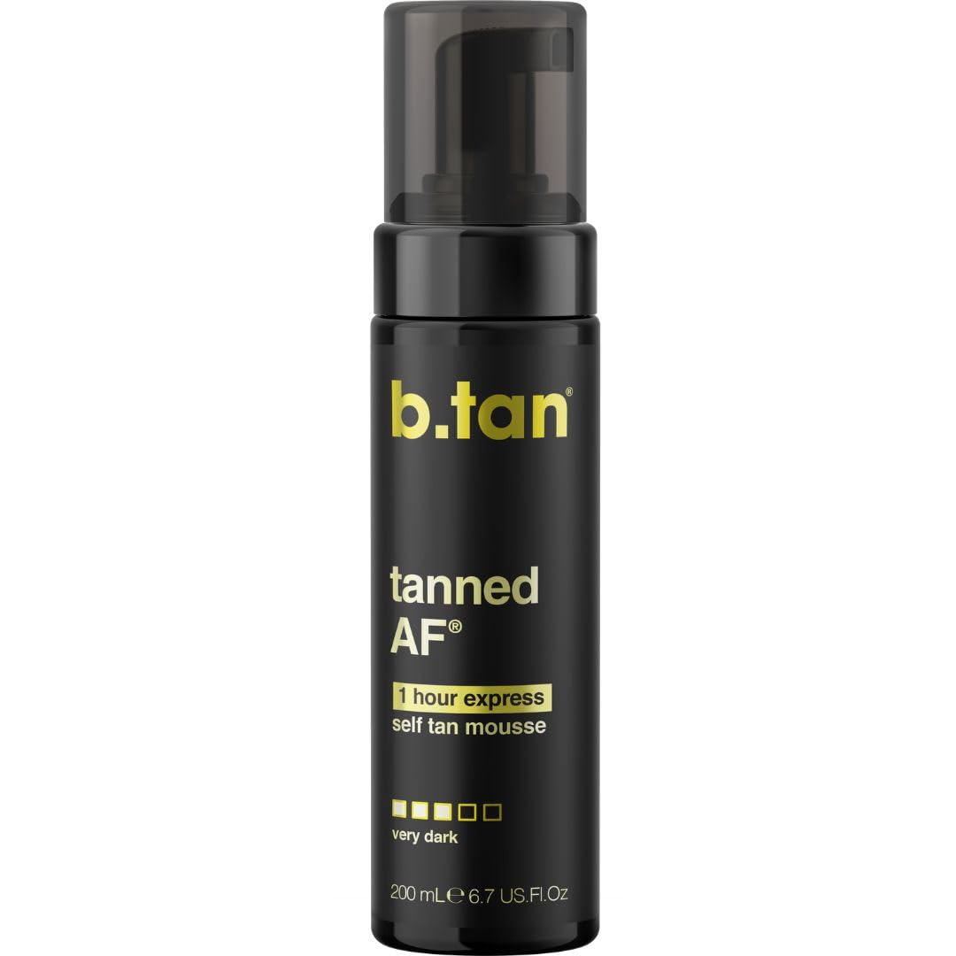 B.TAN front bottle view showing packaging and deep tanning benefit