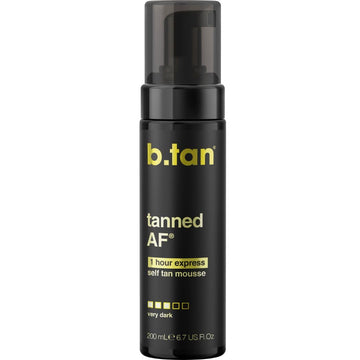 B.TAN front bottle view showing packaging and deep tanning benefit