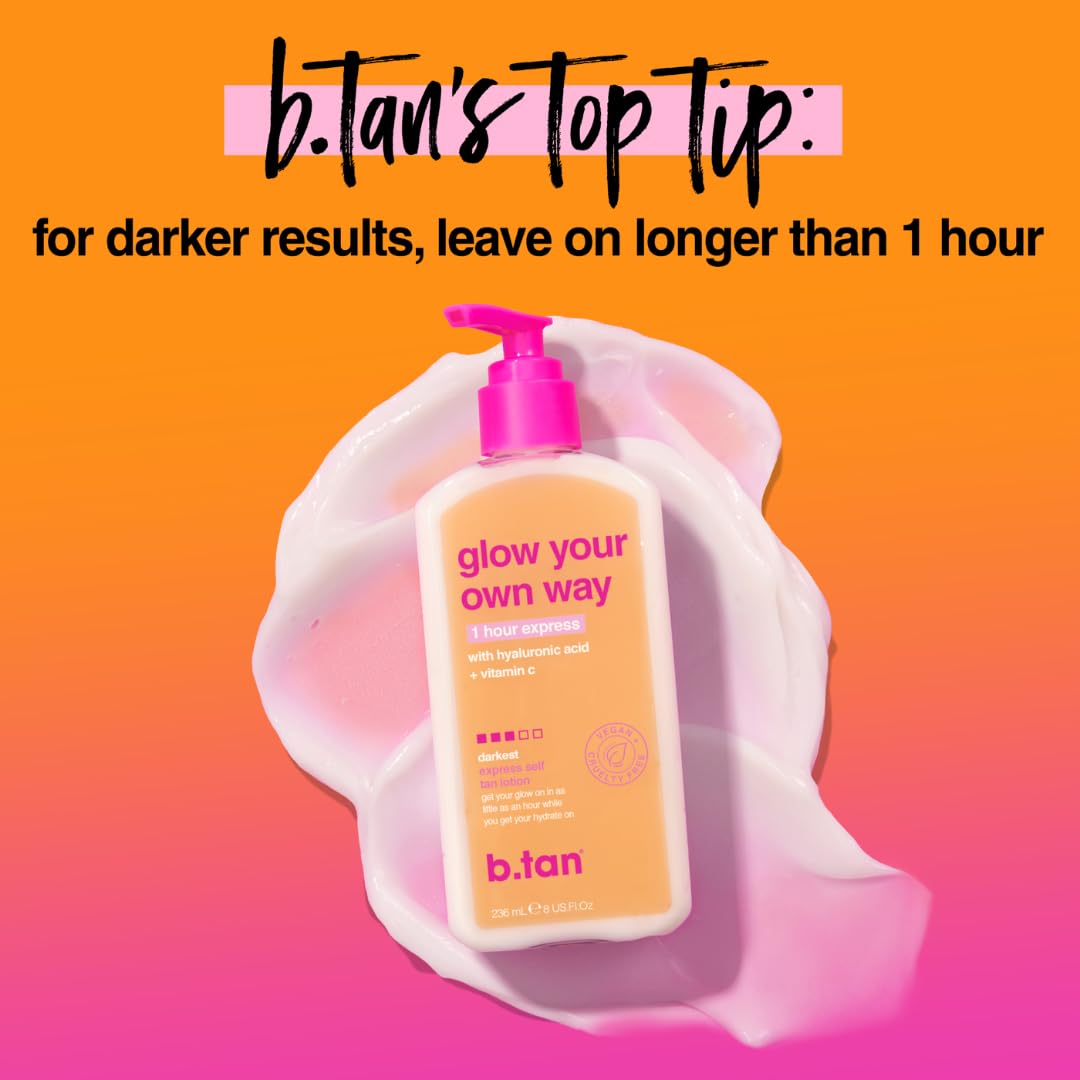 B.TAN vitamin C ingredient focus emphasizing brightening and antioxidant benefit