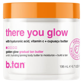 B.TAN front packaging showing bottle and branding, clear product identification