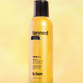 B.TAN bottle inside beach bag for lifestyle-ready, on-the-go tanning