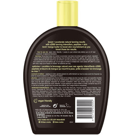 B.TAN lotion texture close-up showing moisturizing finish